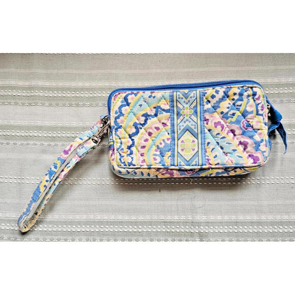 Vera Bradley Accessories - Vera Bradley Wristlet, , Multicolor, Inside Pocket, Zips